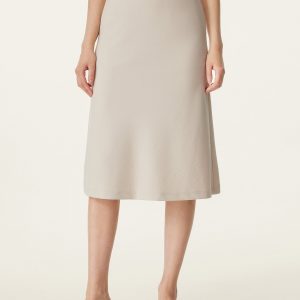 A-line Midi Skirt with Pockets