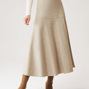 FuzzLuxe Flared Maxi Skirt